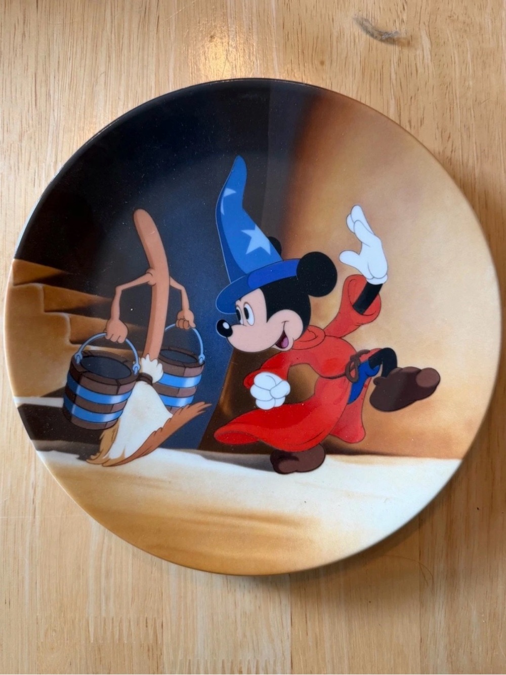 Knowles Fantasia 'The Mischievous Apprentice' Collector Plate - White